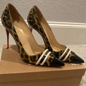 Christian Louboutin - Cheetah Kate Heel 100mm - Limited Edition - (Size 39) Used